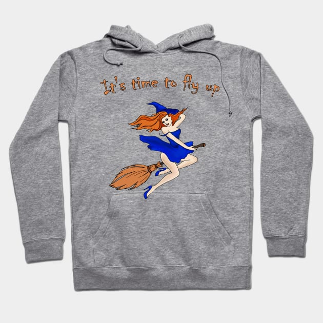 Witch. Halloween. Magic. A daring free woman. Beautiful witch. Hoodie by SwetlanaArt